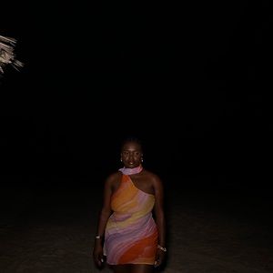 For love and lemon backless mini dress. Size M